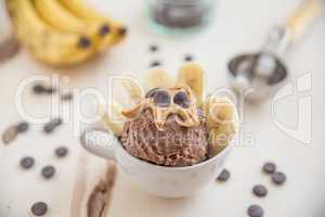 Schoko Bananen Eis