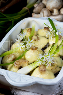 baked champignons