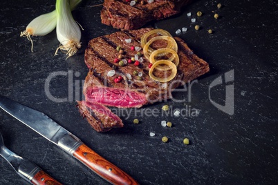 grilled steaks