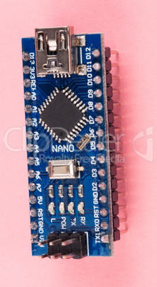 Printed Circuit Board with components