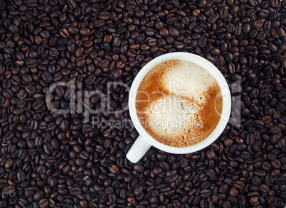 Fresh coffee cup