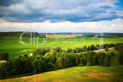 Meadows and trees