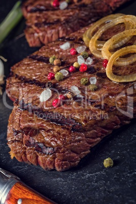 grilled steaks