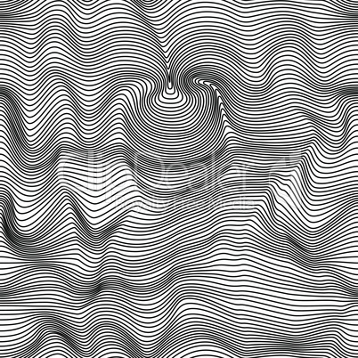 Abstract black and white seamless pattern