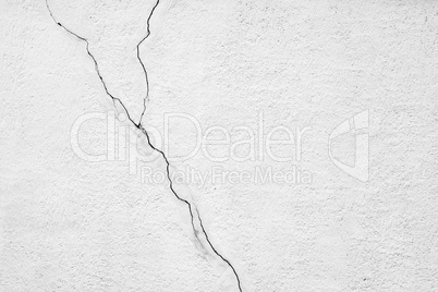 Old concrete cracked wall
