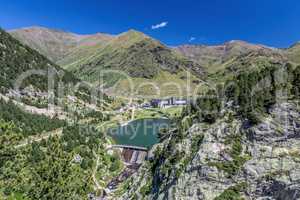 Vall de Nuria Sanctuary in the Catalan Pyrenees, Spain