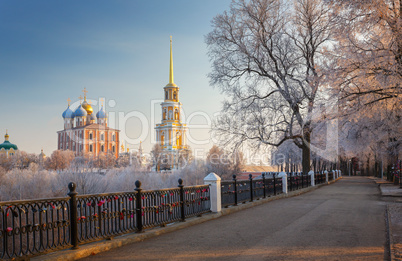 cathedral bell tower of Ryazan kremlin,  XVIII-XIX century, Russ