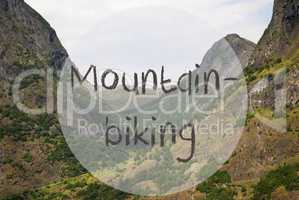 Valley And Mountain, Norway, Text Mountainbiking