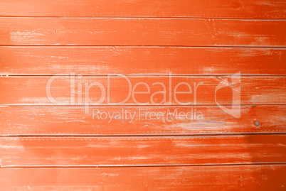 Orange Vintage Wooden Background, Copy Space