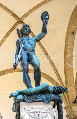 Perseus with the Head of Medusa bronze sculpture