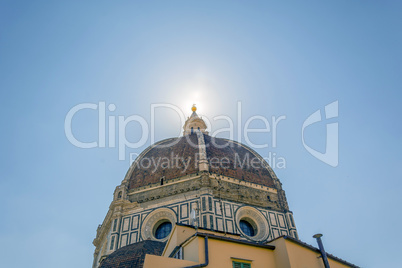 The famous Brunelleschi's dome of the Cathedral in Florence