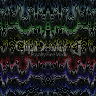Abstract seamless pattern with spectrum hues
