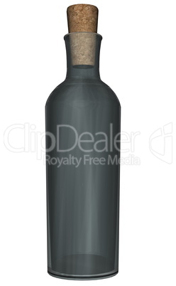 Bottle - 3D render