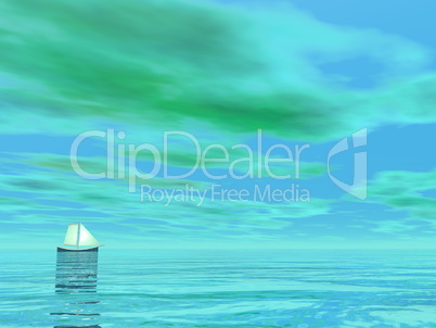 Smal sailboat - 3D render
