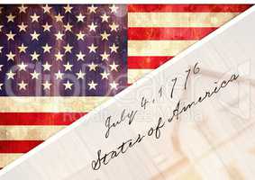 Postcard about independence day