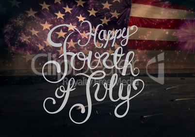 Happy 4th of July 3d design