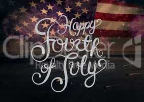 Happy 4th of July 3d design