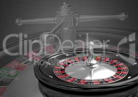 3d roulette machine perspective