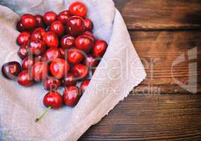 Ripe red cherry