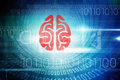 Composite 3d image of brain