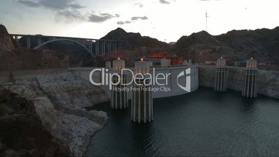 Hoover dam and Lake Mead