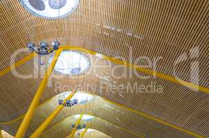 Ceiling structure, Barajas airport, Madrid
