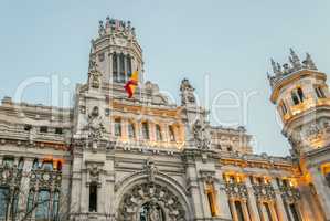 Palacio de Comunicaciones in Madrid, Spain