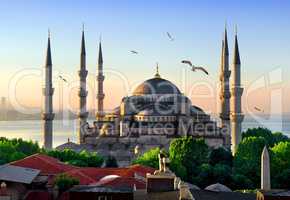 Blue Mosque at sunrise