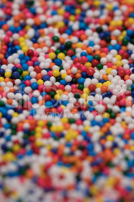 Colorful sprinkles sugar background