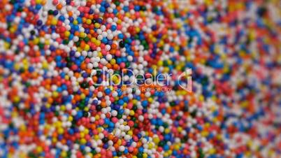 Colorful sprinkles sugar background