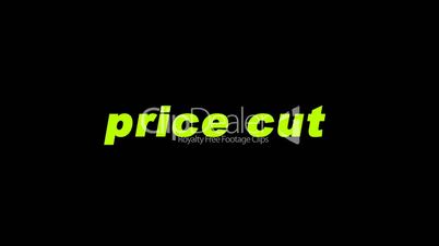 Price cut video animation
