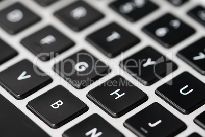 Laptop computer keyboard