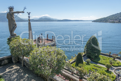 Isola Bella, eine der Borromäischen Inseln im Lago Maggiore, It