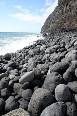 Steilküste bei Puerto de Tazacorte, La Palma