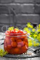 Marinated tomatoes