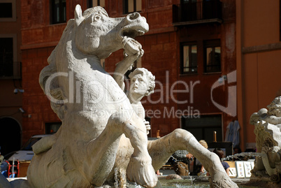 The Fontana del Nettuno (Fountain of Neptune)