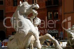 The Fontana del Nettuno (Fountain of Neptune)