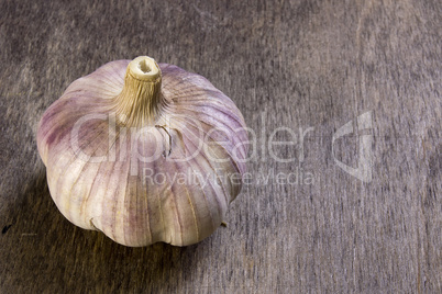 Ripe fresh garlic