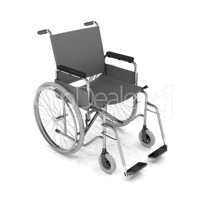 3d render - wheel chair