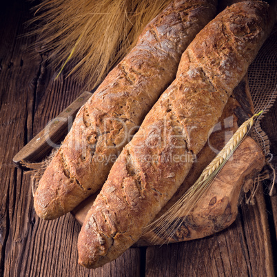 homemade baguettes