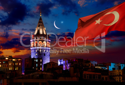 Turkish Galata Tower