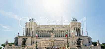 Vittoriano Memorial in Piazza Venezia, Rome