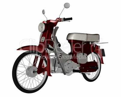 Moped, scooter - 3D render
