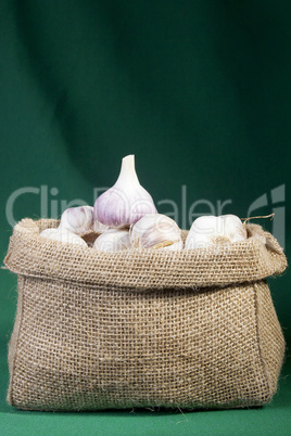 Garlic in a bag