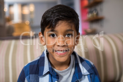 Close up portrait of boy