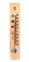 One Wooden Thermometer