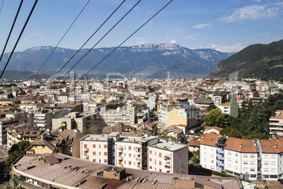 Blick auf Bozen, Südtirol, Italien, View to Bolzano, South Tyro