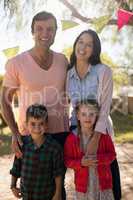 Family enjoying together in the park