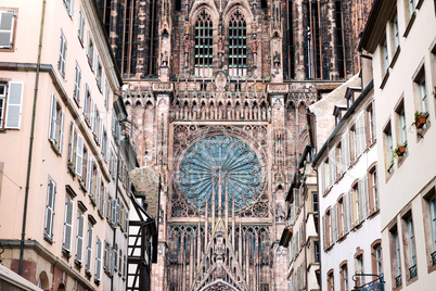 Notre Dame cathedral in Strasbourg