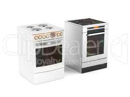 Two electric stoves